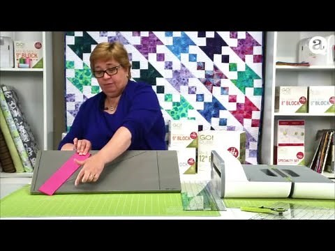 How to Cut Diamonds with AccuQuilt GO! Strip Cutter Dies