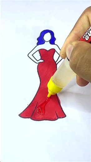 amazing glitters workart mustwatch video #drawing