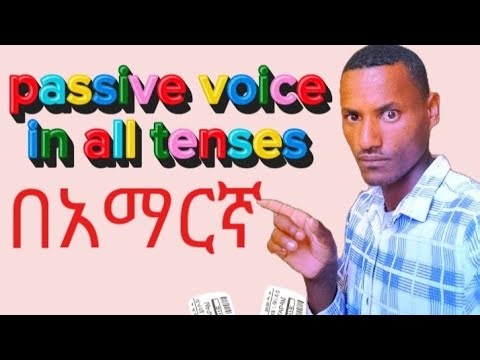 Passive and active voice in all tenses part 2