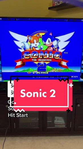 Sonic The Hedgehog 2 Stage Select code for Sega Genesis #segagenesis #16bit #sonic2 #stageselect