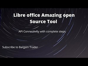 How to use LibreOffice advance features like API connection