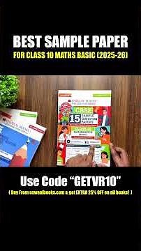 Best Sample Paper for Class 10 Maths Basic 2026? Oswaal Review 🔥