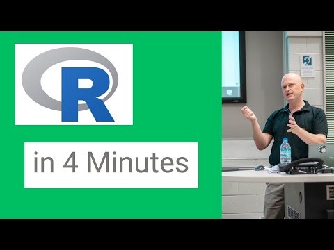 How to use R Language (in 4 minutes) 👍