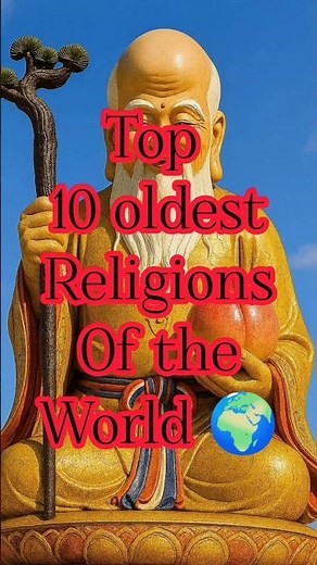 10 oldest religions of world 🌍#shorts