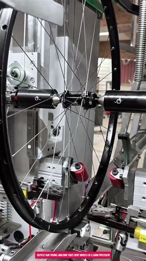 Bicycle Rim Truing Machine Fixes Bent Wheels in 0.5mm Precision