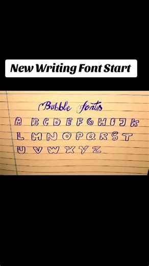 Bubble Writing font #New fonts.