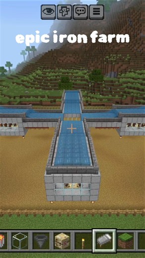 Minecraft Bedrock Iron Farm Tutorial ⚒️ Unlimited Iron Farm 1.21+ | Easy Survival Guide