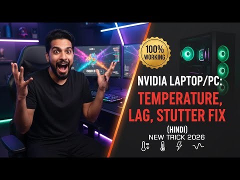 Gaming Laptop OverHeating ? Try This 2026 New Trick | FIX Overheating, Stutter & Lags | Hindi