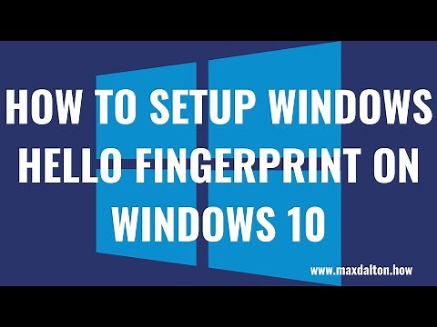 How to Setup Windows Hello Fingerprint on Windows 10