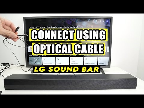 LG Soundbar To TV : How to Connect Using an Optical Cable