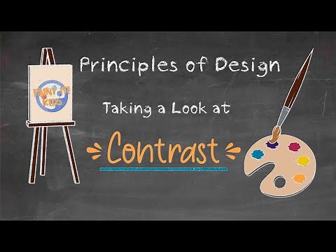 Art Education - Principles of Design - Contrast - Getting Back to the Basics - Art Lesson