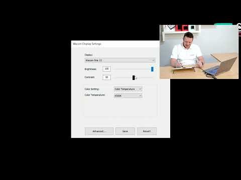 Display settings on Wacom One & Guido