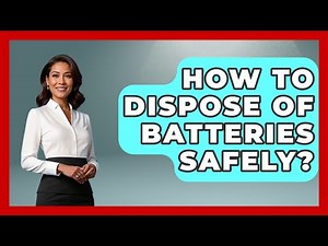 How To Dispose Of Batteries Safely? - Civil Engineering Explained