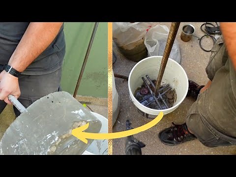 Compaction - How to make a hand tamper tool. Earth rammer , tamper , compactor.