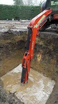 How to Create a Soak away for Rain Water Management #construction #soakaway #watermanagement