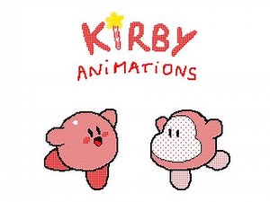kirby animation !