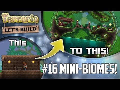 Terraria Let's Build Part 16 | MINI BIOMES! | Easy to use design! | PC | Console | Mobile