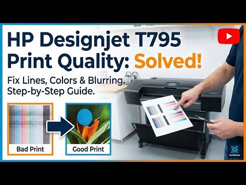 How to Fix HP DesignJet T795 Print Quality Problems Step-by-Step Solutions