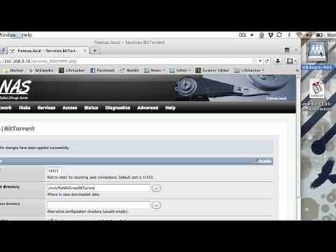 Downloading Torrents with FreeNAS