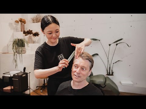 Relax & Fall Asleep 😴 Deep Meditation Japanese Head Spa | 81+1 Tokyo