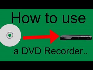 How to use a DVD Recorder!
