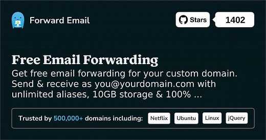 Free Email Forwarding for Custom Domains