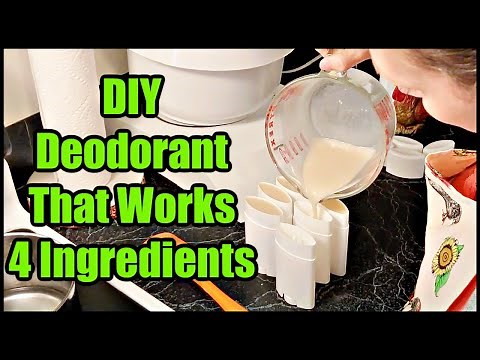 DIY All Natural Deodorant at Home (Just 4 Ingredients)