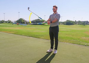 Square the club face correctly at impact with this simple tip