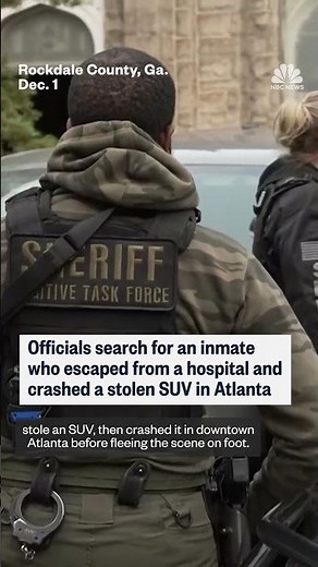 Georgia officials search for escaped inmate