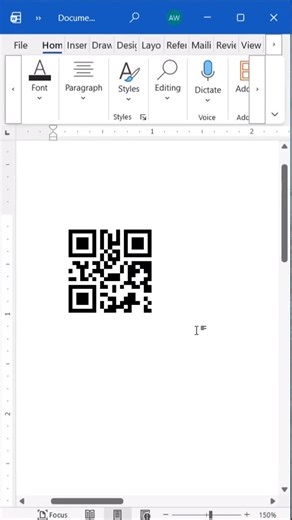 Hasan Vba on Instagram‎: "📱طريقة سهلة لعمل QR Code على Word ‏📱 Easy Way to Create a QR Code in Word #وورد #كود_استجابة #كيو_ار #تعليم_وورد #حيل_الاوفيس ‏#WordTips #QRCode #MicrosoftWord #OfficeTricks #Tutorial"‎