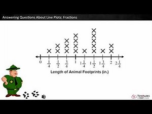 Answering Questions About Line Plots: Fractions: 3.MD.4