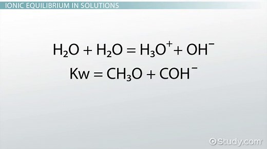 Ionic Equilibrium: Definition & Calculations