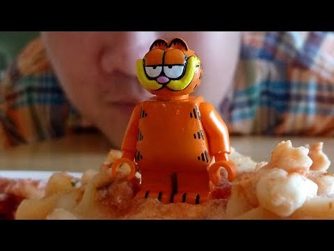 Custom Lego Garfield Minifigure