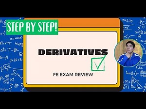 FE Exam Derivatives | Calculus Part 2 (Mathematics and Statistics)