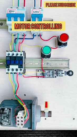 Motor Control Wiring Diagram with Limit Switch