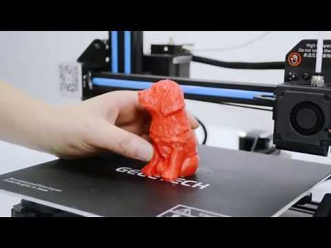 GEEETECH A10 Pro 3D Printer Unbox Setup and Print!