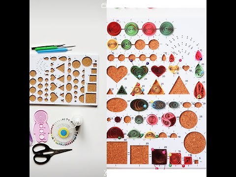How to use quilling tools || Quilling template board and Curling coach || Basics of paper quilling