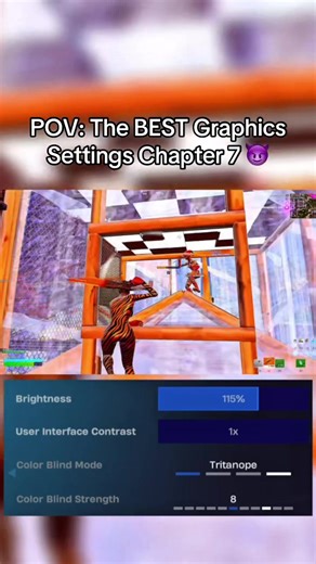 POV: The BEST Graphics Settings in Fortnite Chapter 7