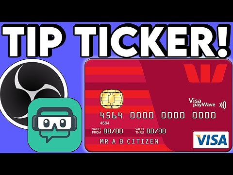 💳 How to Set up Tip Tickers in Streamlabs & OBS Studio