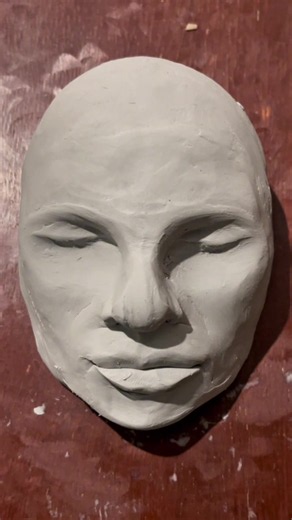 Air Dry Clay Face Sculpture Tutorial — Slavonic Dances Inspiration