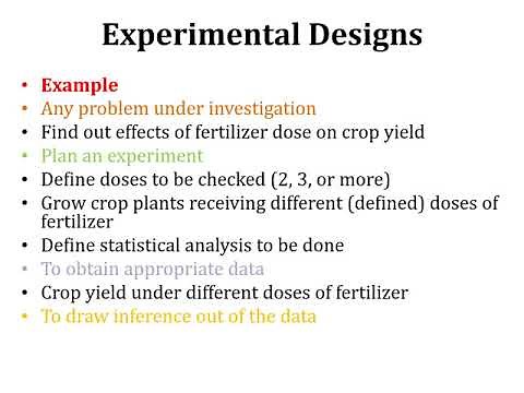 Introduction to Experimental Designs; Principles; Randomization; Replication; Local Control