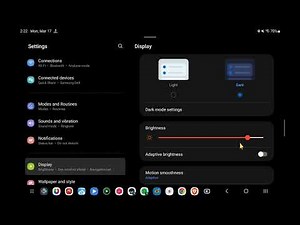 "How to Adjust Display Brightness on Samsung Devices"