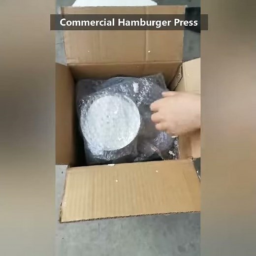 How to assemble and use the hand Hamburger press machine ?