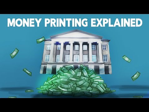 How "money printing" actually works