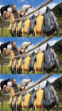 Chicken Black & White Baked in Clay | Rare Wilderness Cooking #shorts #chicken #roasting #baking