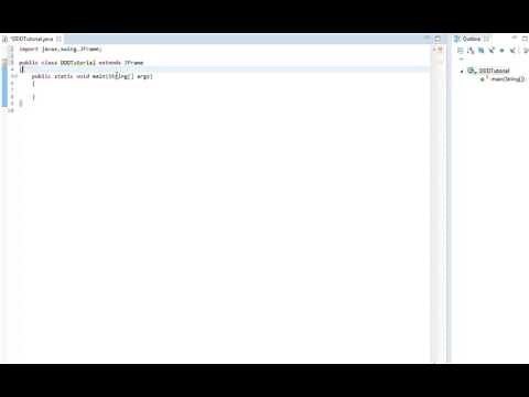 Java Tutorial #1 - 3D From scratch - Fullscreen JFrame
