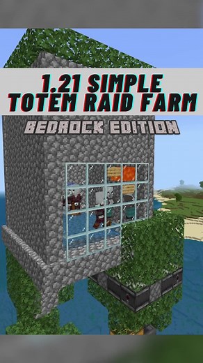 Minecraft 1.21 Super Simple Raid Farm Tutorial for Bedrock Edition