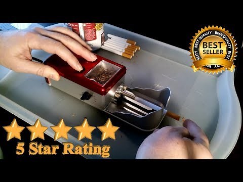 Best Electric Cigarette Rolling Machine 2024 (Easy Roller) - Review and demo!