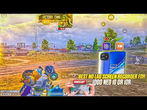 BEST NO LAG SCREEN RECORDER FOR GAMING | IQOO NEO 10R 90 FPS TEST AFTER 1 MONTH | HEATING? LAG?🤔