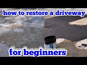 DIY driveway repair/ restoration